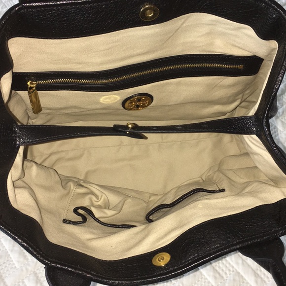 Tory Burch Black perforated handbag - Picture 4 of 8